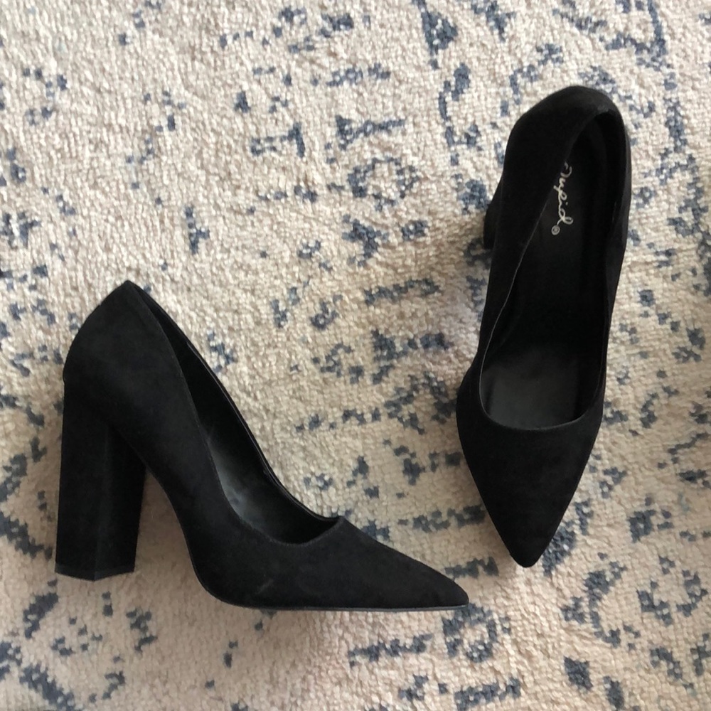 Black heels